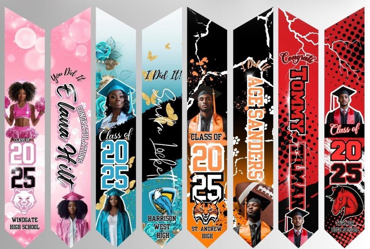 Custom Kids Graduation Sashes
