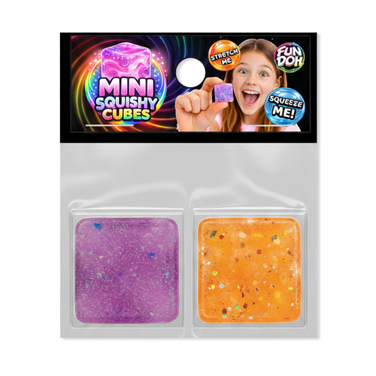 MINI Squish Cube-2 Pack