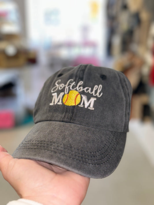 Softball MOM Cap