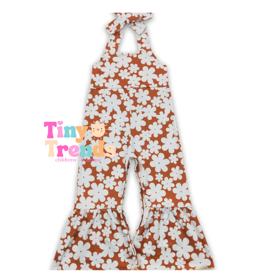 Floral Halter Jumpsuit