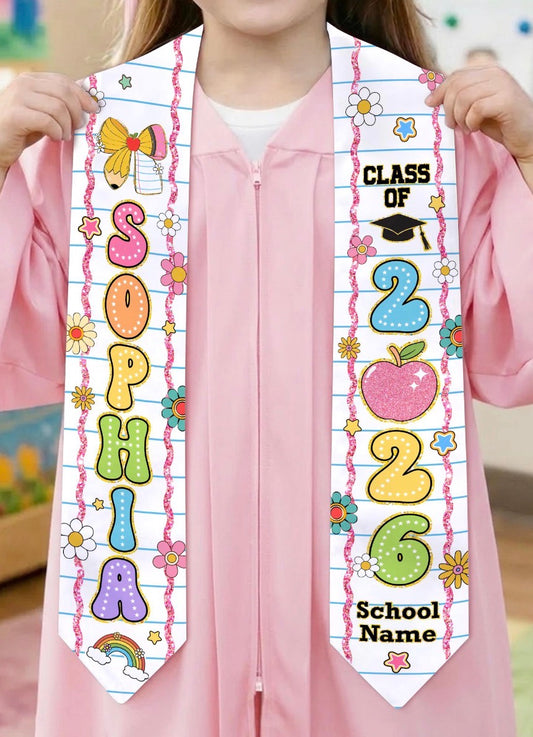 Custom Kids Graduation Sashes