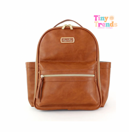 Itzy Miniâ„¢ Cognac Diaper bag *DISCONTINUED*