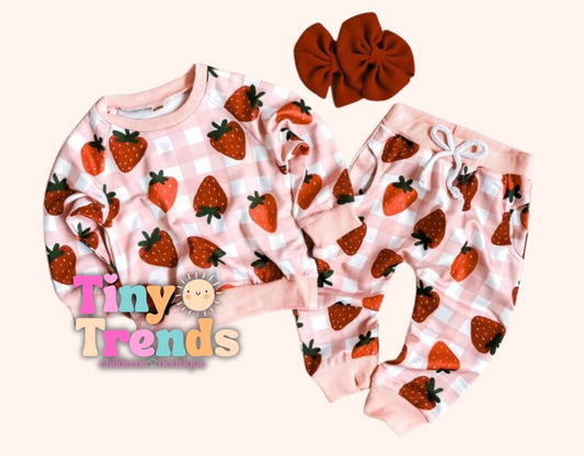 Strawberry Jogger Set