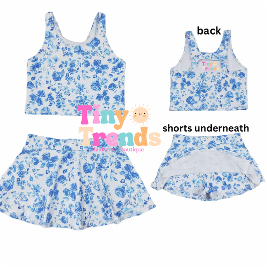 Amelia Floral Skirt Set