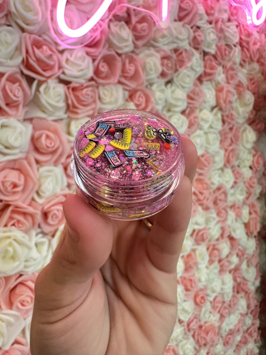 Back to school glitter hair gel