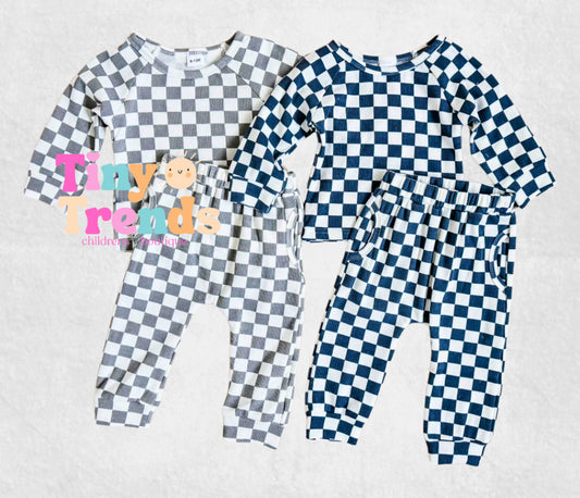 Checkered Lounge Set