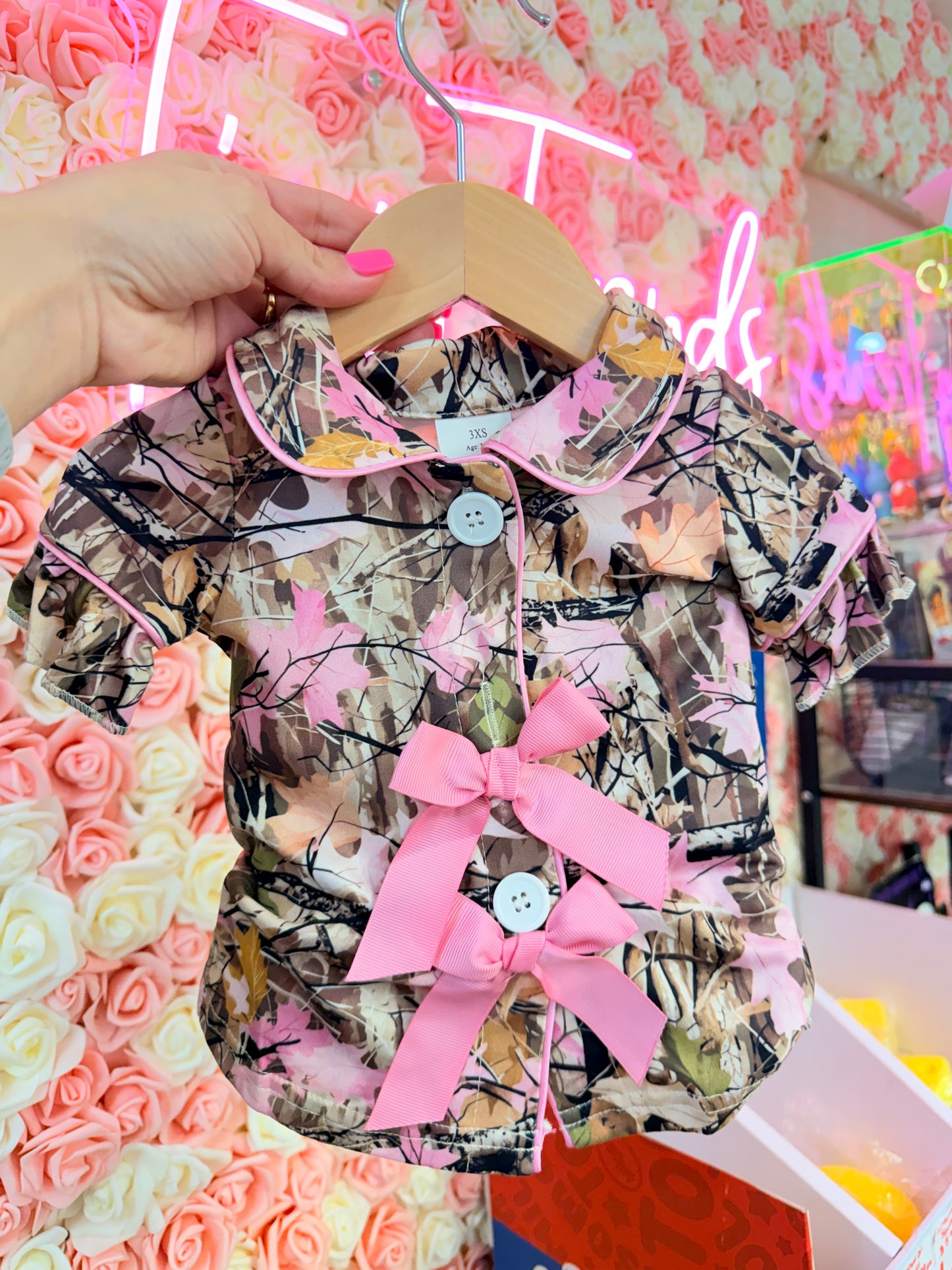 Camo Queen Night Set