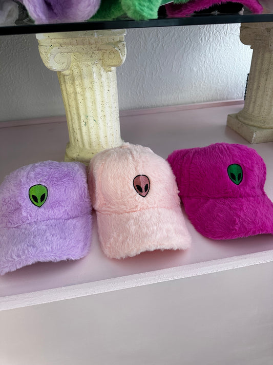 Fuzzy Alien Hat