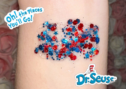 Dr. Seuss glitter hair gel