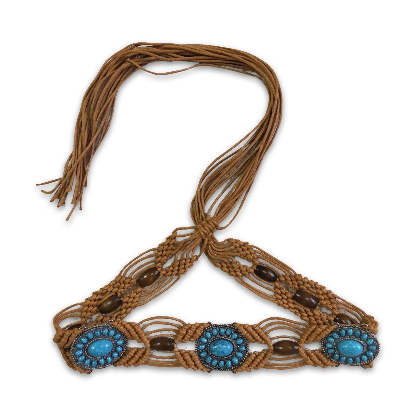 Kids Turquoise Tie Belt
