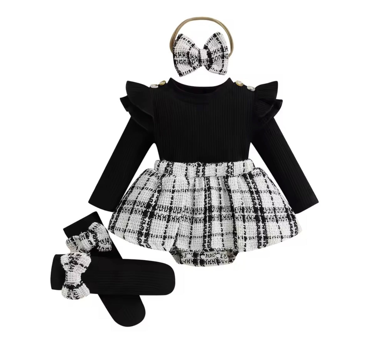 Lisa Plaid Set