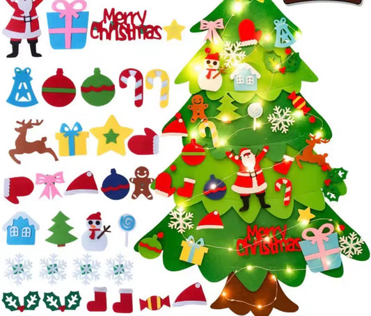 Kids DIY Felt Christmas Tree