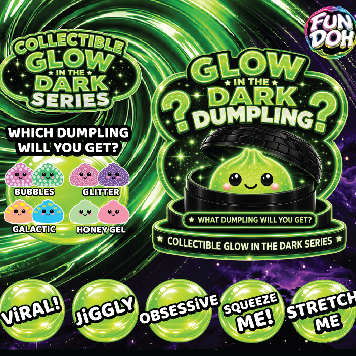 Glow In The Dark Black Mystery Dumplings