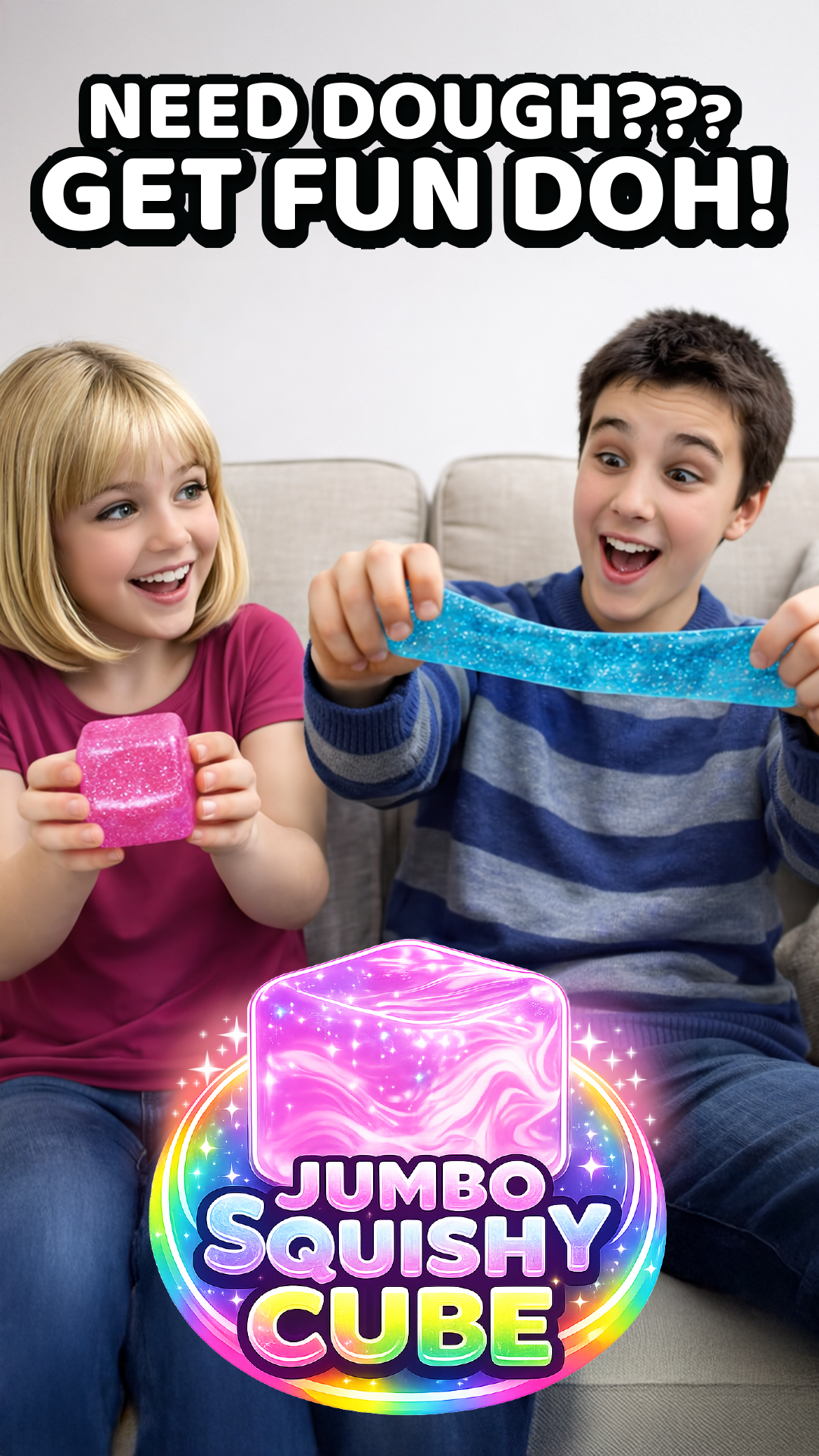 FunDoh JUMBO Squishy Cube