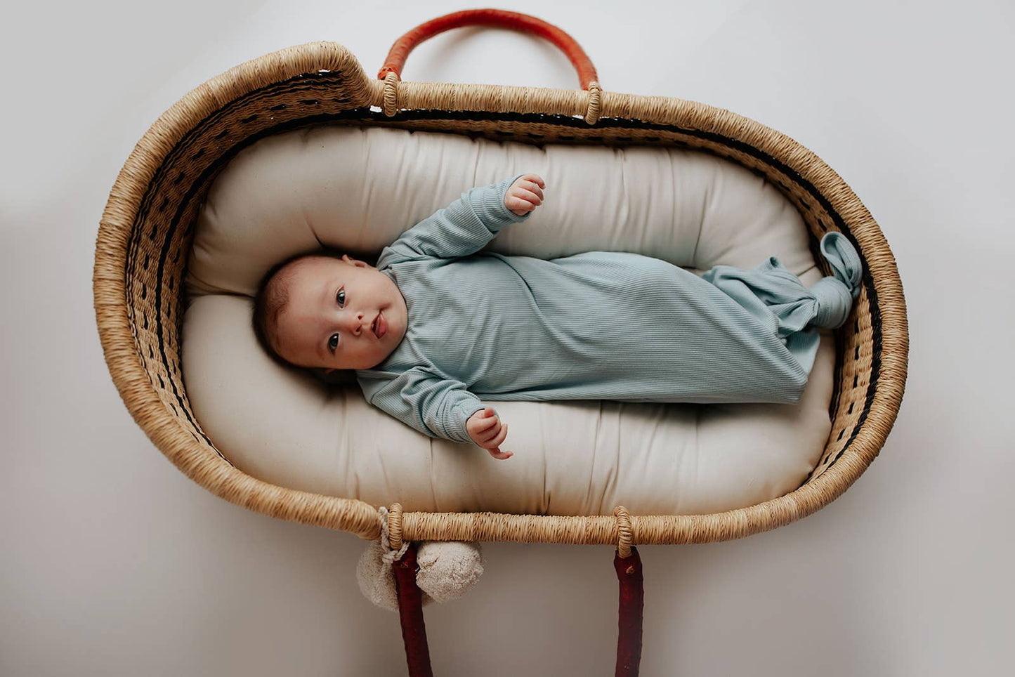 Blue Bird Knotted Gown + Hat