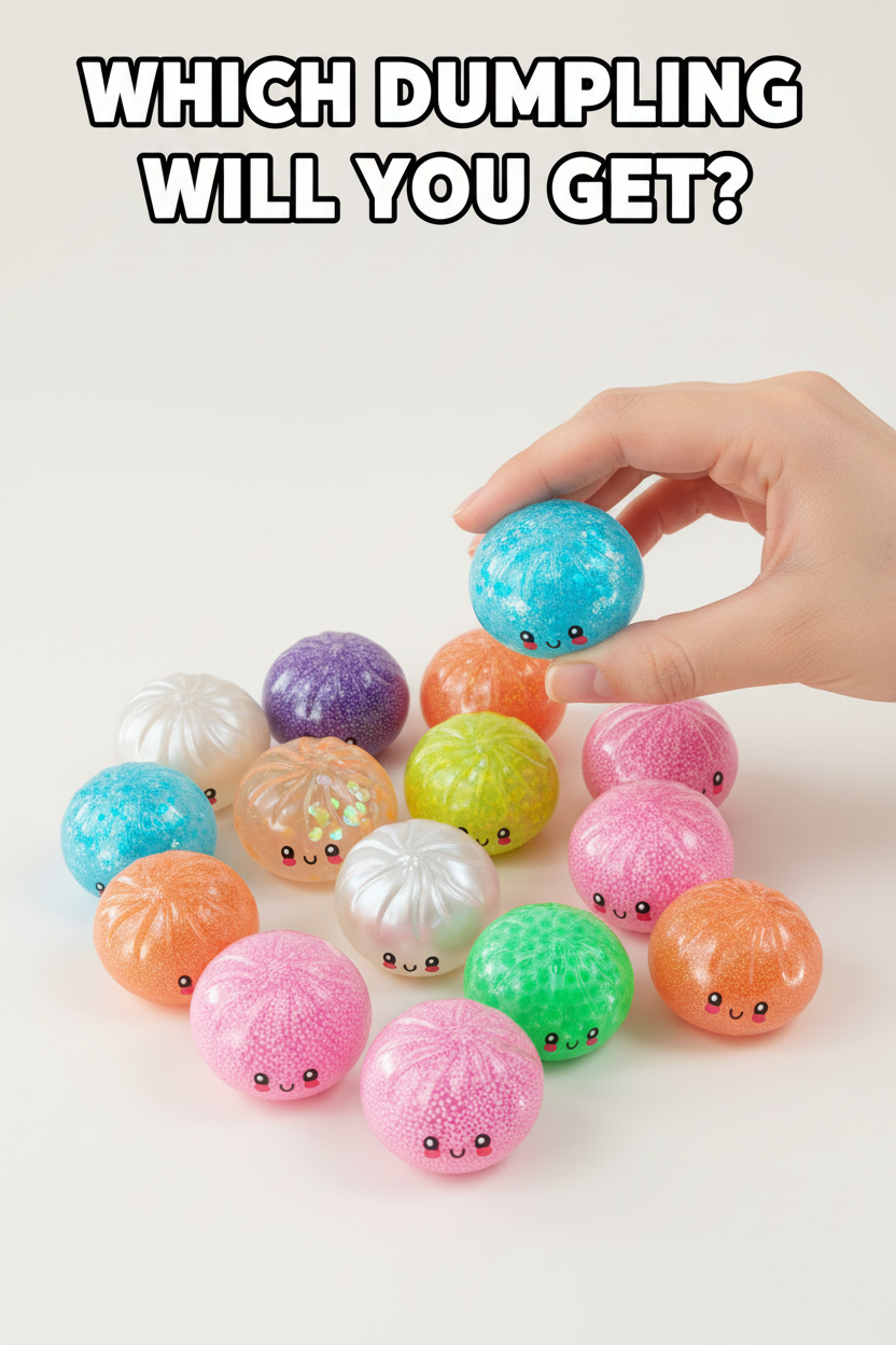 FunDoh Squishy Mystery Mini Petite 2.5" Dumpling Toy