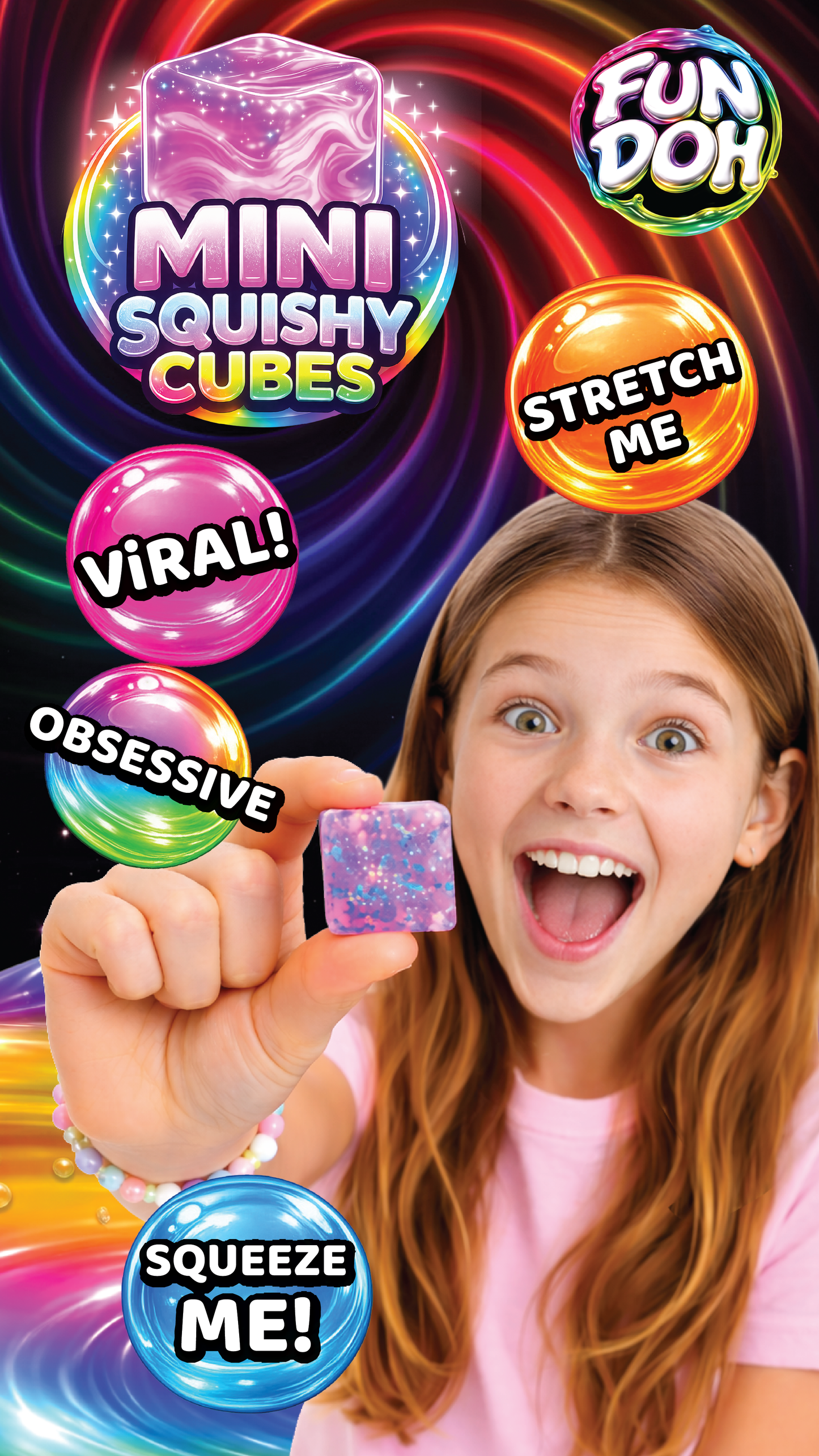 MINI Squish Cube-2 Pack