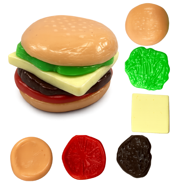 Build A Squish Burger Squishy