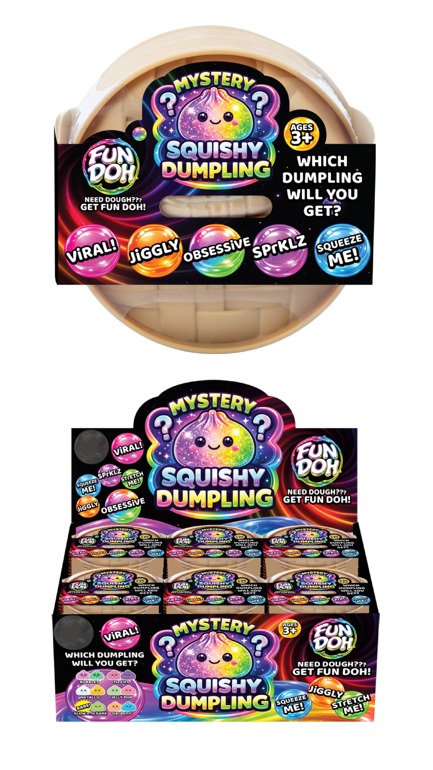 *RESTOCKING SOON* FunDoh Mystery Dumpling Squishies