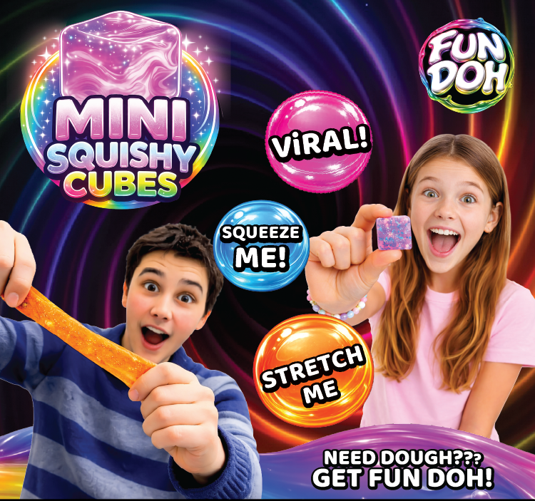 MINI Squish Cube-2 Pack