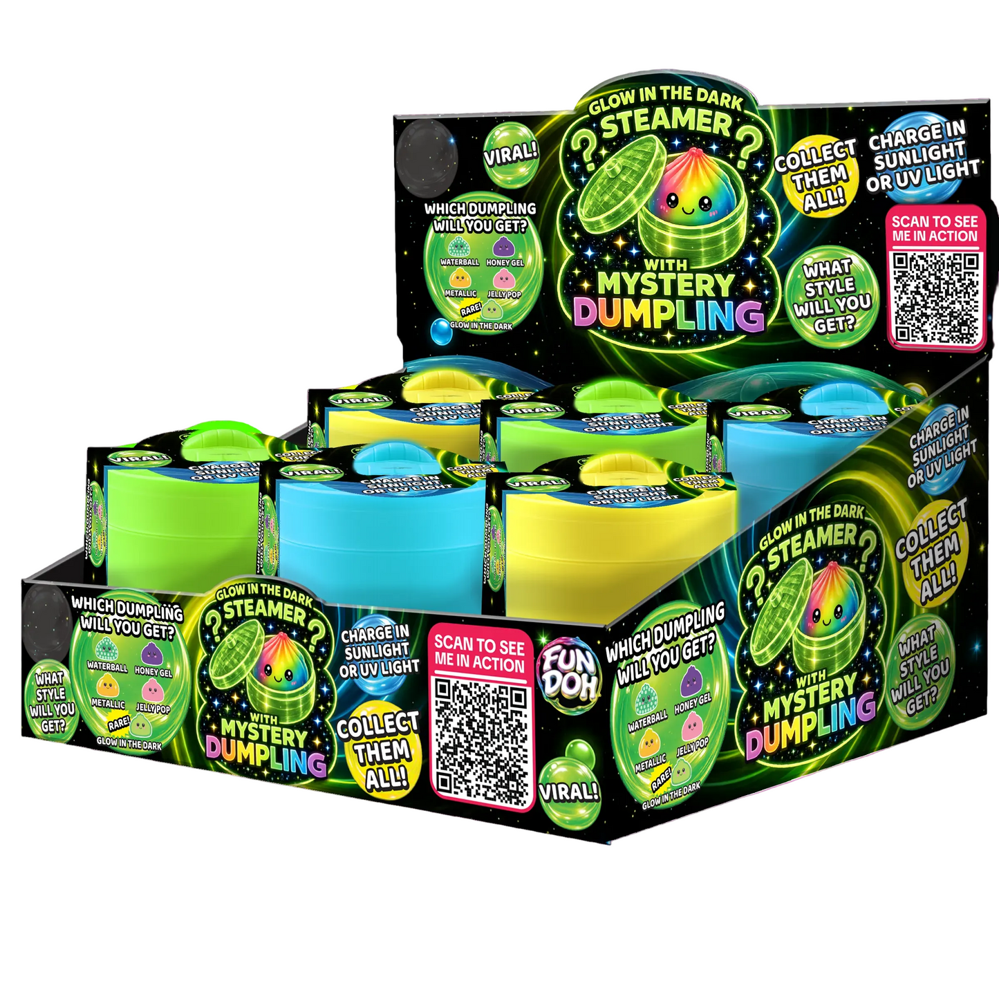Glow-in-the-Dark Mystery Dumpling Squishy