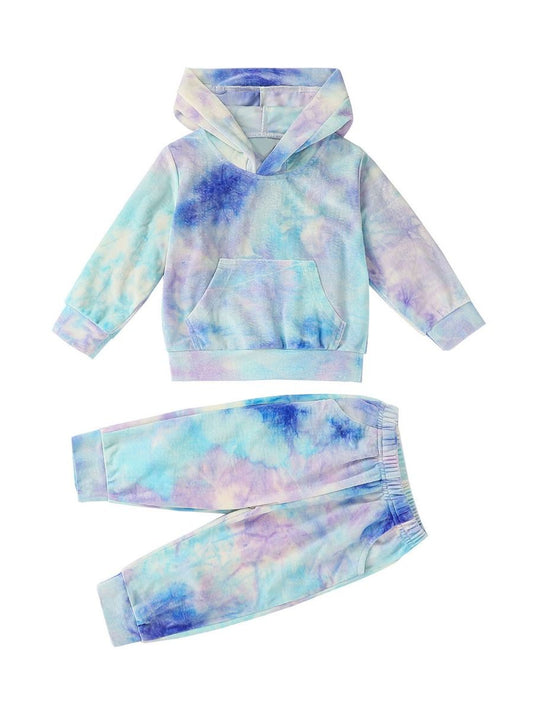 Velvet Tie Dye Jogger Set