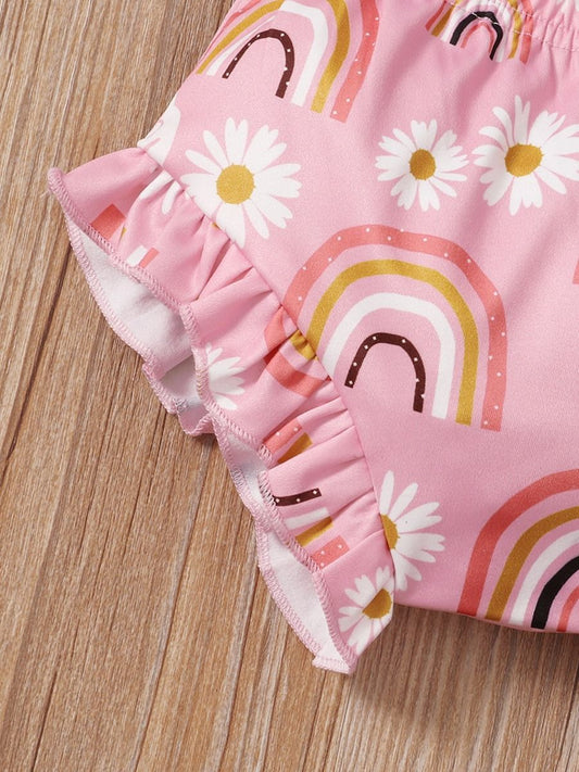 Daisy Crop Top Set
