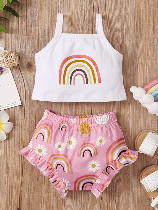 Daisy Crop Top Set