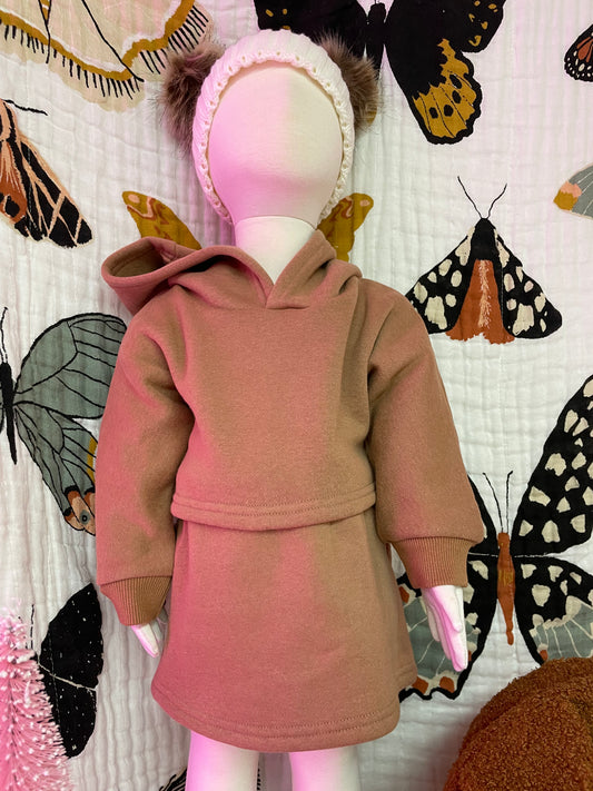 Hoodie skirt set