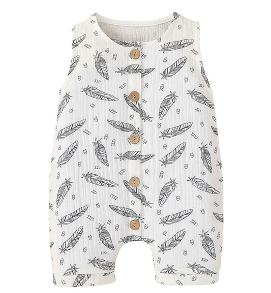 Feather Muslim Romper
