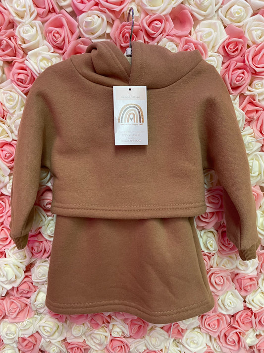 Hoodie skirt set